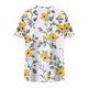 thumbnail image 4 of Tops de Manga Corta de Tamaño Más de las Mujeres, Blusas de Cuello en V Impresas de Verano de Moda para Uso Casual, Diario Y de Fiesta, 4 of 6