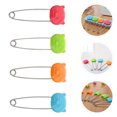 thumbnail image 2 of 4pcs Kids Safety Pins Adorable Cartoon Decorative Clothes Pins Brooches, 2 of 8