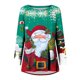 thumbnail image 4 of Blusas Navideñas Para Mujer Blusas de Manga Larga Camisas Tipo Túnica Informales Con Cuello Redondo Odeerbi ODB183182, 4 of 5