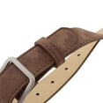 thumbnail image 3 of Ceinture en Cuir PU Design Simple Boucle en Métal Ceinture Réglable Style Décontracté Accessoire de Taille, Café, 3 of 9