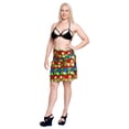 thumbnail image 5 of HAPPY BAY Women's Beachwear Summer Bikini Wraps Beach Wrap Swimwear Coverups Sarong Cover up Skirt Bathing suit Pareo for Women One Size Sangria, Tropical Floral, 5 of 5