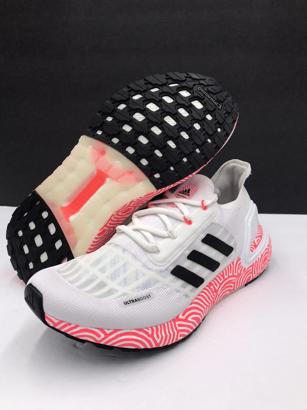 adidas gazelle silver green womens Adidas Women's Ultraboost 5 Sandy Pink / Sandy Pink Met. / Zero Metalic  Running Shoes main image 0
