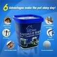 thumbnail image 3 of Stainless Steel Cleaning Paste-Multi-Purpose Powerful Cookware Decontamination Rust Removal ，Suitable kitchen Oven Cookware Stainless Steel and Glass Material of Cleaner, 3 of 6