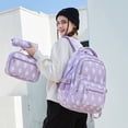 thumbnail image 2 of Win s Way 3 Pcs Backpack Set for G-i-r-l-s, Floral Printed Schoolbag with Lunch Box and Pencil Case, Lightweight Water-Resistant Bookbag for S-t-u-d-e-n-t-s, 2 of 2