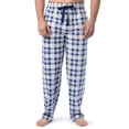 thumbnail image 1 of Pantalón de Pijama IZOD de Franela y Forro Polar para Hombre, Cuadros Gris/Azul XL, 1 of 5