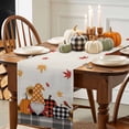 thumbnail image 3 of Fall Maple Table Runner, Autumn Thanksgiving Kitchen Dining Table Decoration for Home Party Decor 13x36 Inches, 3 of 9