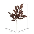 thumbnail image 2 of Vickerman 22" Chocolate Glitter BayLeaf Artificial Christmas Spray. Includes 12 sprays per pack., 2 of 2