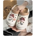 thumbnail image 4 of Zapatos con agujeros de dibujos animados para mujer, sandalias de playa informales de suela gruesa de EVA para verano, zapatos de jardín de tacón alto a la moda, zapatos con agujeros de 8 cm de grosor, 4 of 4