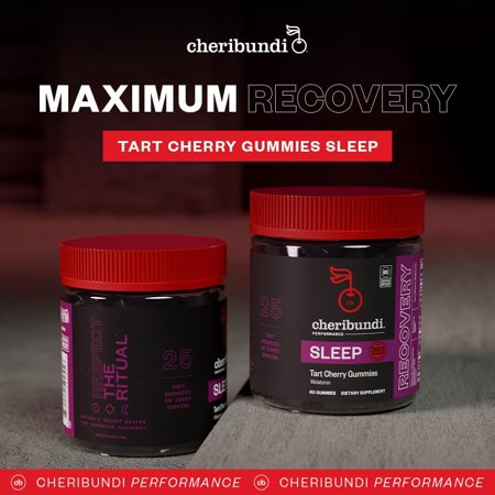 CHERIBUNDI SLEEP TART CHERRY GUMMIES JAR 12-PACK 60CT