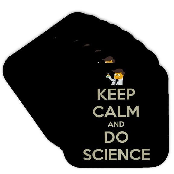 3dRose, Keep calm and do science, set of 8 Coasters - Soft
