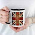 thumbnail image 3 of CafePress - Vintage Keep Calm And Carry On Mug - 11 oz Ceramic Mug - Novelty Coffee Tea Cup, 3 of 3