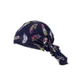 thumbnail image 2 of thinsony Chapeau de Chimio Impression Foulard Femmes Coton Musulman Turban Stretch Perte de Cheveux Liée Baotou Chapeaux, 2 of 7