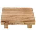 thumbnail image 4 of GETAJGHSD Short Wood Stool Khaki Simple Artware 1Pcs 9.8x7.1x2.8in, 4 of 9