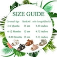 thumbnail image 6 of Infant Baby Girl Boy Sandals Comfort Premium Summer Outdoor Casual Beach Shoes with Flower Bowknot Anti Slip Rubber Sole Newborn Toddler Prewalker First Walking Shoes, 6 of 6