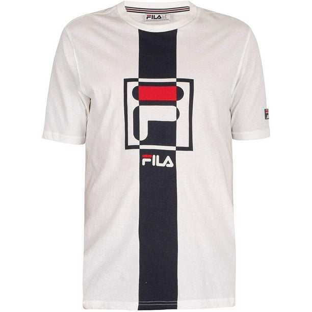 white fila shirt mens