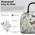 thumbnail image 3 of Obrewu Pioneer Flower and Butterfly Lunch Bag for Adult, Insulated, Leakproof, Oxford Cloth, 3 of 7