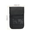 thumbnail image 2 of Uxcell Neck Wallet Travel Pouch, RFID Blocking Waterproof Travel Organizer Pouch, Black, 2 of 6