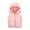 Pink, variant on SGMVNU Toddler Boys Girls Hooded Puffer Vest Lightweight Sleeveless Zipper up Jacket Gilet Winter Coats with Pockets for Kids(Size 4-5 Years, Red)