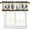 Farm-2, variant on Farm Animal Kitchen Valance, Rooster Chicken Hen Black White Buffalo Plaid Farmhouse Chick Country Cabin Window Treatment Valances for Home Bedroom Living Kitchen Café Décor 54x18inch