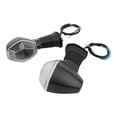 thumbnail image 2 of Feu de Signalisation de Moto, Feu de Clignotants avant de Moto Compact Portable Robuste 2pcs Résistant à l'Usure pour le Remplacement de Sortie pour DL 1000 V-Strom Transparent, Fauve, Noir, 2 of 8