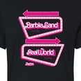 thumbnail image 3 of Barbie The Movie - Barbieland Real World This Way Signs - Juniors Cropped Cotton Blend T-Shirt, 3 of 5