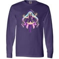 thumbnail image 3 of Inktastic Beautiful Purple Anime Witch Long Sleeve T-Shirt, 3 of 5