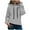 Grey, variant on Clothing 2025 Women Hoodies Women's Casual Printed Long-sleeved Hooded Sweater