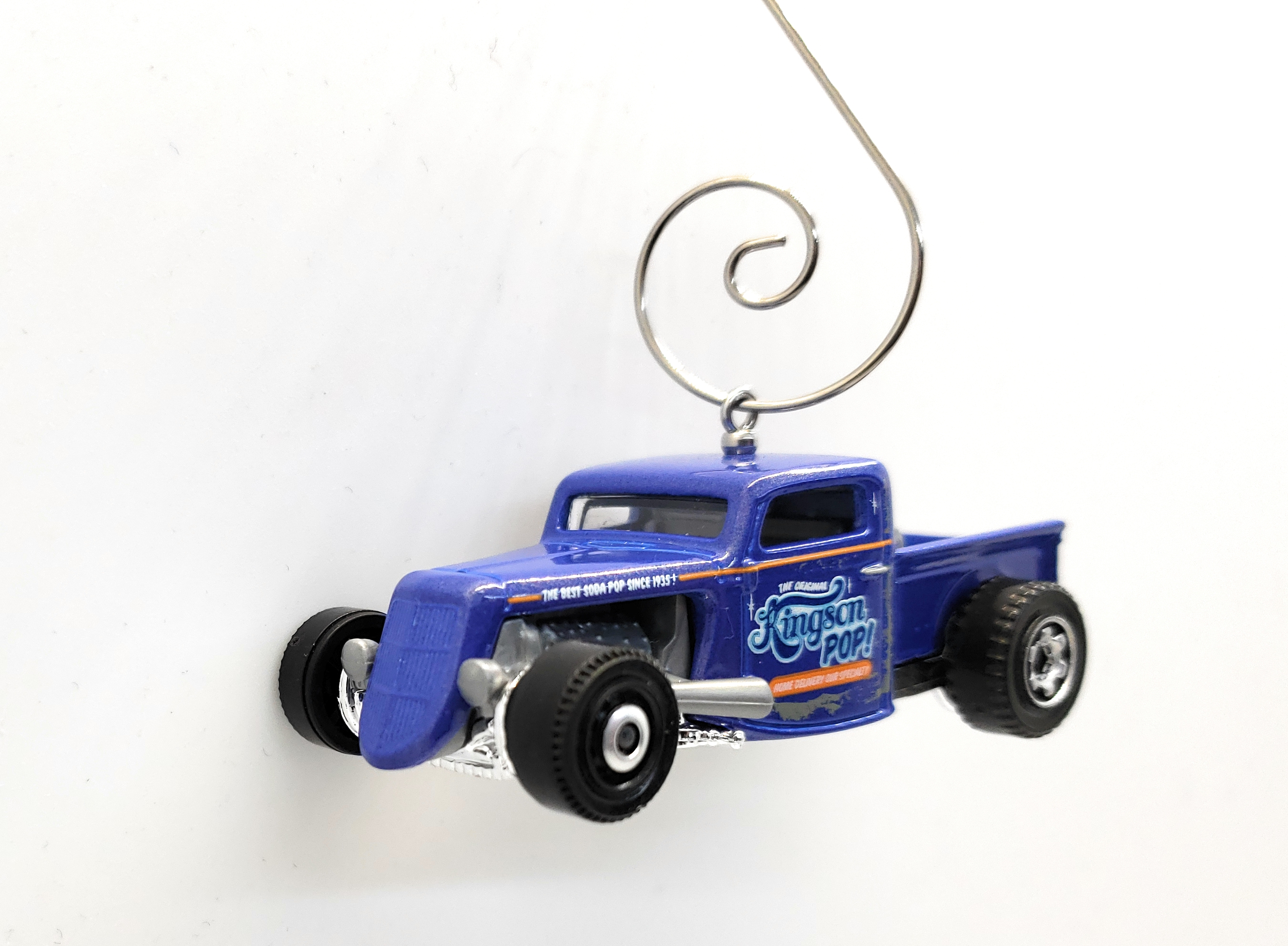 1935 Ford Pickup Truck Car Custom Christmas Ornament 1:64 Diecast Blue