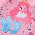 thumbnail image 5 of Tiijoy Girls Cute Cartoon UPF 50+ Long Sleeve Rash Guard Pants Swim Cap Swimsuit, 3-Piece, Sizes 2-12, 5 of 5