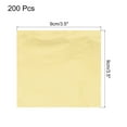thumbnail image 2 of Uxcell 200 Pcs Gold Leaf Sheets 3.5" x 3.5" Foil Sheets for Crafts,Copper Foil Color, 2 of 6
