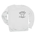 thumbnail image 2 of Hoodies For Women Women Halloween Sweatshirt Season Embroidered Crewneck Fall Long Sleeve Pullover Tops Graphic Design White, 2 of 4