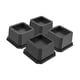 thumbnail image 4 of 4 Uds elevadores de cama elevadores de muebles elevadores de cama antideslizantes Protector de suelo antiarañazos elevadores de cama para silla sofá 2 pulgadas, 4 of 8