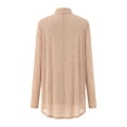 thumbnail image 4 of Rggeeun Lightweight Cardigans for Women Long Cardigans Open Front Long-Sleeve Outerwear Soft Casual Sequins Clothes Outdoor Wear Classic,Gold,2XL, 4 of 5