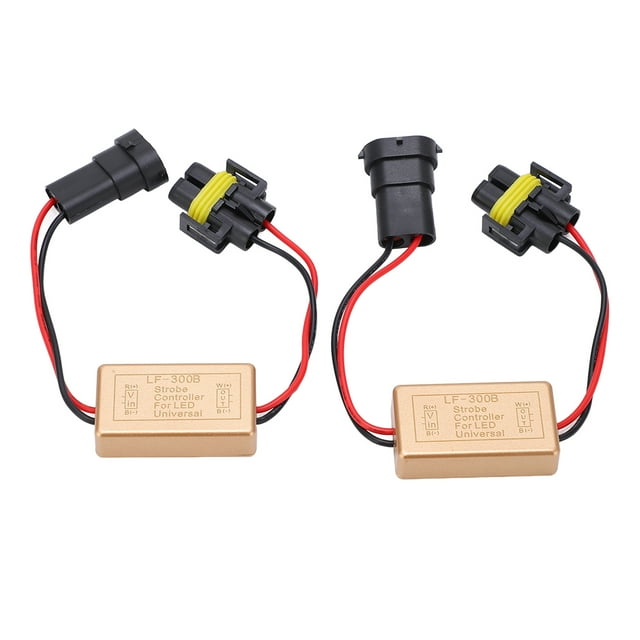 Controlador Estroboscópico Flash, 3 Tipos de Lámparas fáciles de Instalar una una Buena Resistencia Al Calor Controlador de Lámpara de Señal de 50 W Para Luces Antiniebla para