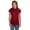 Antique Cherry Red, variant on Womens 4.5 oz. SoftStyle Junior Fit T-Shirt 10 Pack