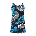 thumbnail image 5 of Fashion Print Dresses for Women Cooling Sleeveless Round Neck Pleated Tank Dress Boho Knee Length Sundresses, 5 of 5