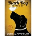 thumbnail image 2 of Fowler, Ryan 19x24 Black Ornate Wood Framed with Double Matting Museum Art Print Titled - Black Dog Coffee Co Seattle, 2 of 4