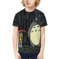thumbnail image 4 of Totoro Garçons Filles T-Shirt à Imprimé Graphique 3d Col Rond Manches Courtes, 4 of 7