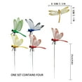 thumbnail image 3 of Realistic Moving Dragonfly Decorations for Outdoor Garden, Yard, Potted Plants - Whimsical Spring-Activated Fluttering Dragonflies for Flower Beds, Bouquets & Holiday Decor, 3 of 9