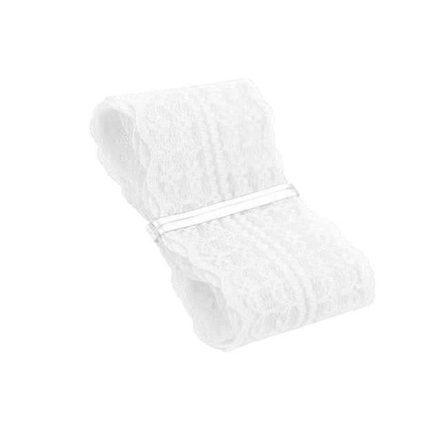 Del Cordón Del Ajuste De Bricolaje Accesorios De Prendas De Artesanía Apliques 4.5cm Blanco BLESIY Ribete de cinta de encaje