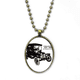 thumbnail image 1 of Black Classic Cars Mechanical patron Collar Colgante de cadena vintage Colección de joyas colgantes Unbranded M, 1 of 3