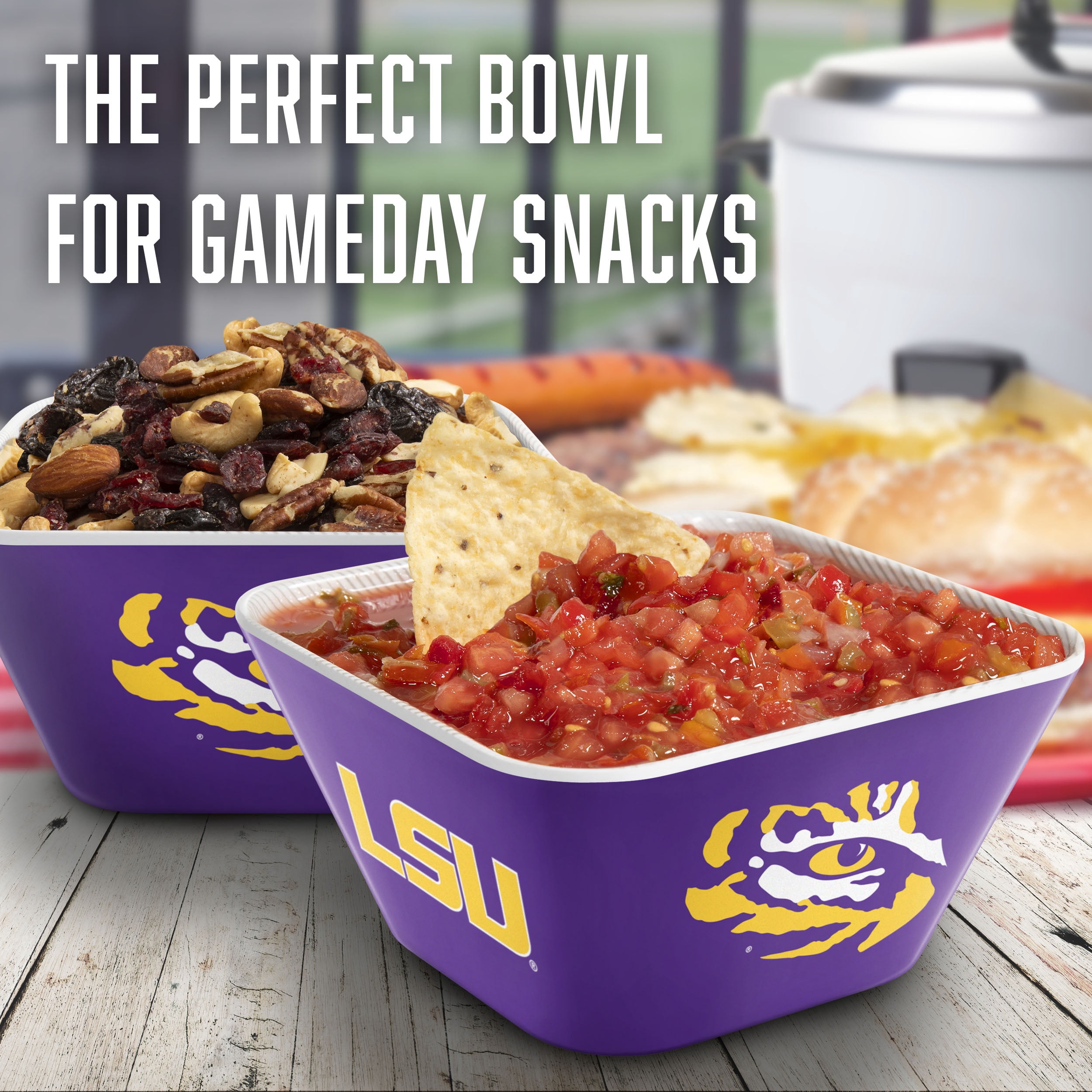 YouTheFan NCAA LSU Tigers Small Snack Bowl