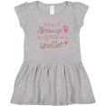 thumbnail image 3 of Inktastic Wrestling Future Wrestler Girls Girls Toddler Dress, 3 of 5