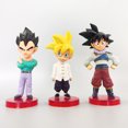thumbnail image 2 of 6 figuras de Dragon Ball, dibujos animados anime, Rey Mono, Trunks, Vegeta, muñecos, adornos de juguete, 2 of 5