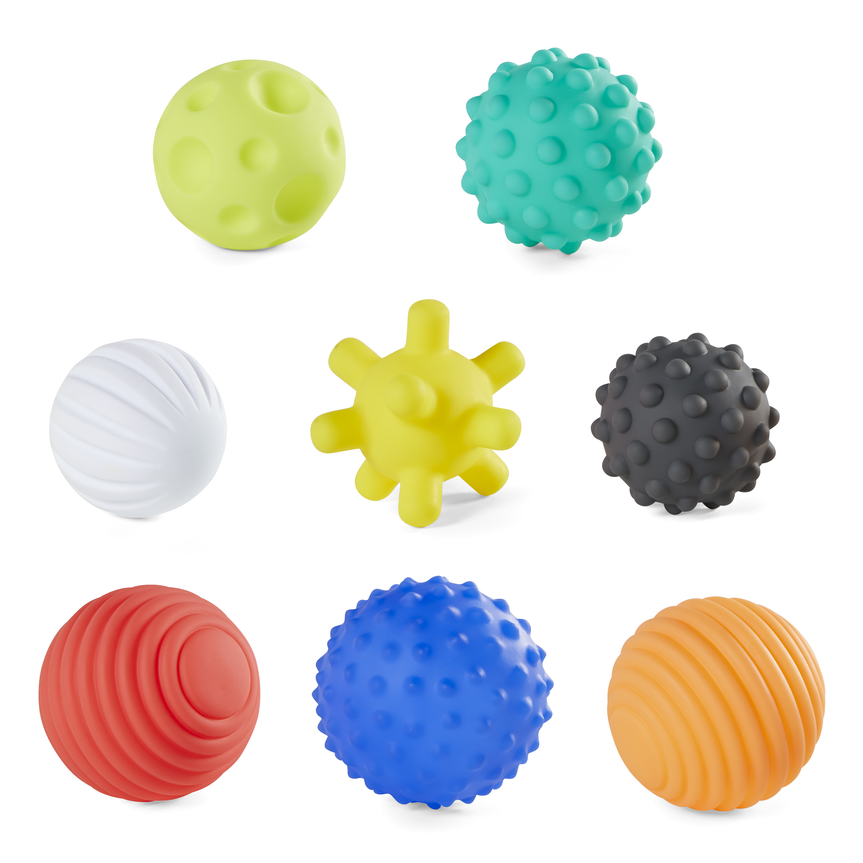 Infantino Sensory Soft Balls, Blocks & Animal Buddies, 6-12 Months, 20-Piece Set, Multicolor - image 6 of 8