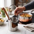 thumbnail image 6 of Stainless Steel Utensil Holder Kitchen Organization, Pot Lid and Spoon Kitchen Organizers and Storage, Multi Function Utensil Holder Countertop for Household, 6 of 7
