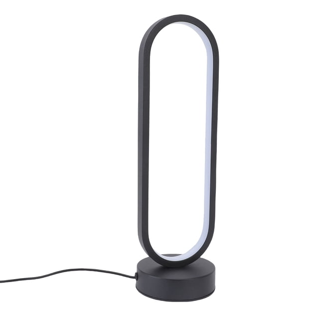 Lámpara De Cabecera Moderna, Lámpara De Mesa LED Decorativa De Aluminio Ovalada Para Oficina