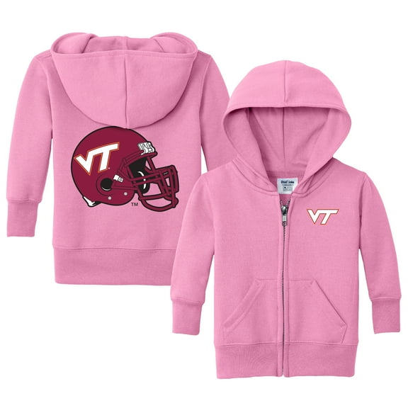 Toddler Chad & Jake  Pink Virginia Tech Hokies Logo Full-Zip Hoodie Jacket
