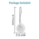 thumbnail image 3 of Juego de Gancho de Rodillo para Tomate | Cuerda de acero galvanizado y nylon de alta resistencia | Paquete de 6 soportes para vegetales de invernadero | Cuerda de 49.2ft | Ideal para tomates,, 3 of 6