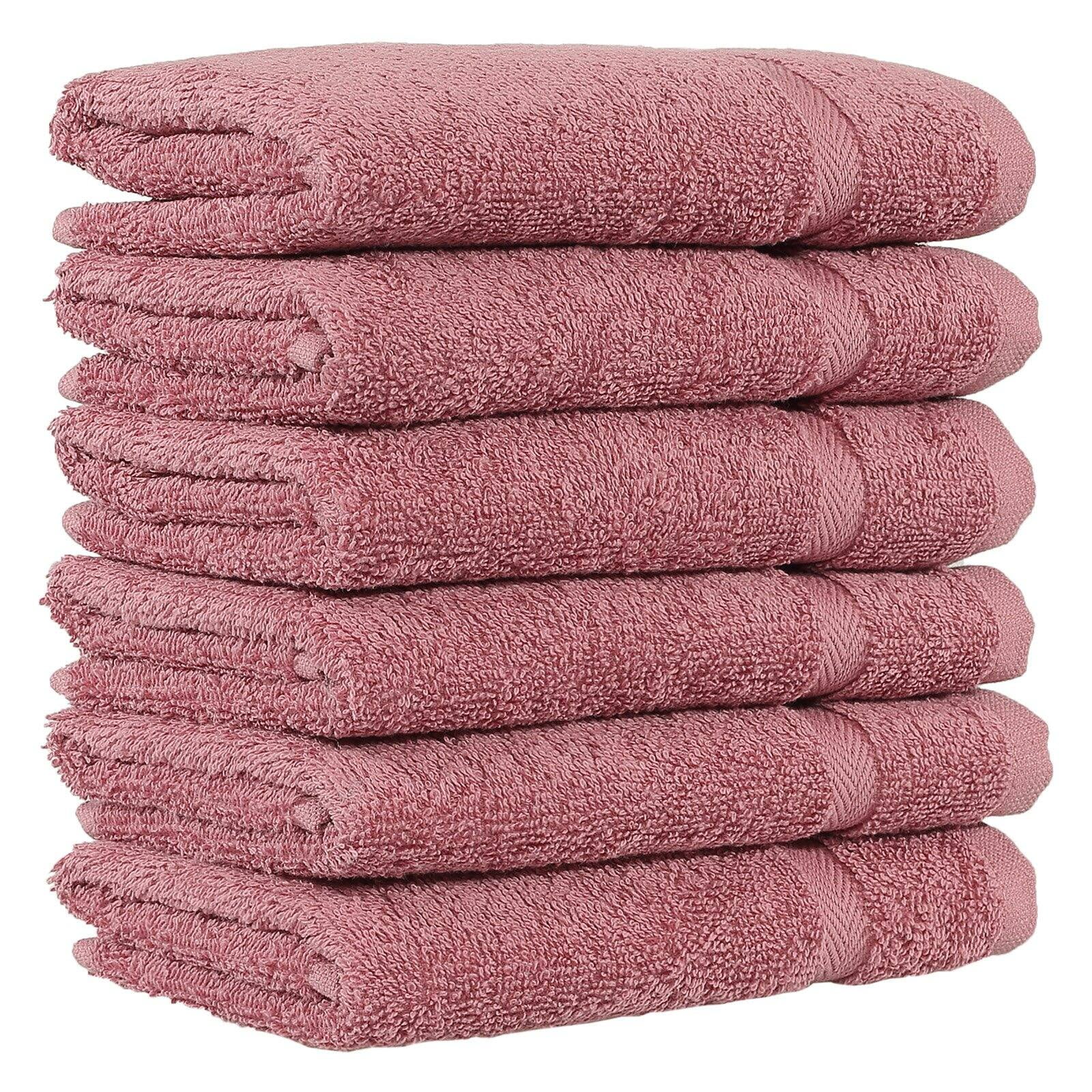 Linum Home Denzi Turkish Cotton Face Towels set of 6